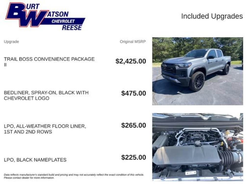 New 2026 Chevrolet Colorado Trail Boss Truck