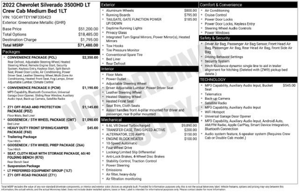 Used 2022 Chevrolet Silverado 3500 HD LT Truck
