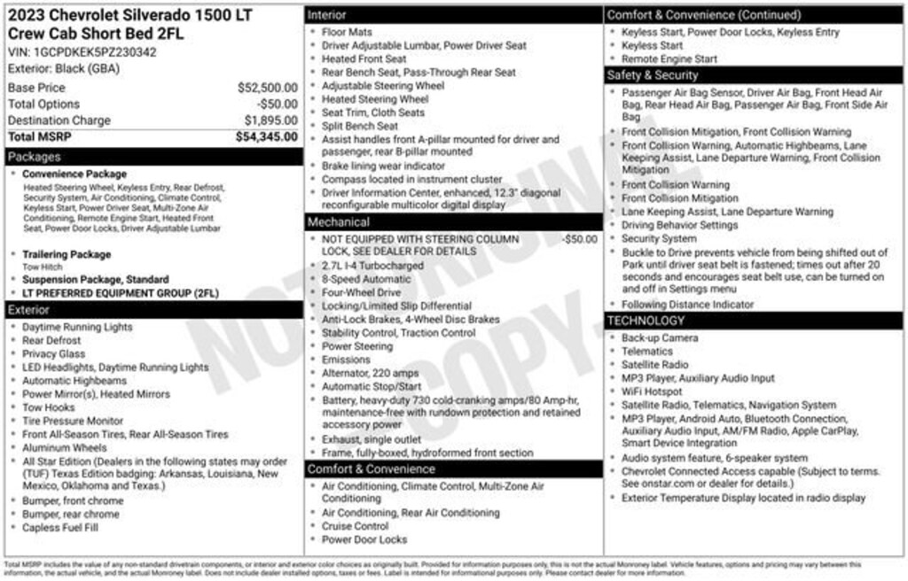 Used 2023 Chevrolet Silverado 1500 LT Truck