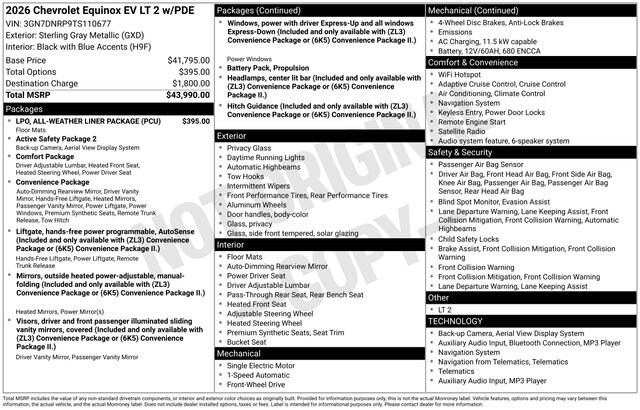 2026 Chevrolet Equinox EV 2LT - Photo 32