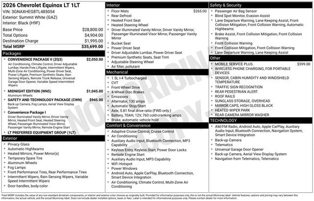 2026 Chevrolet Equinox LT - Photo 34