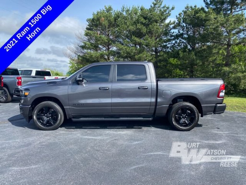 Used 2021 Ram 1500 Big Horn Crew Cab 4x4 57 Box Truck