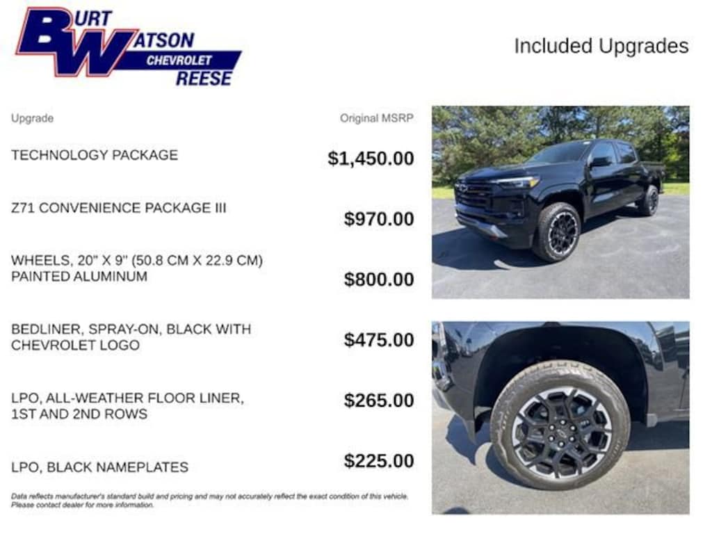 New 2026 Chevrolet Colorado Z71 Truck