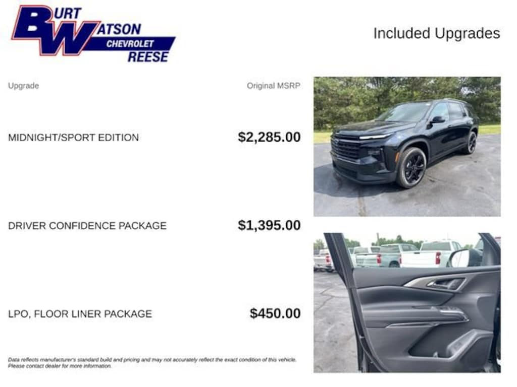 New 2027 Chevrolet Traverse LT SUV