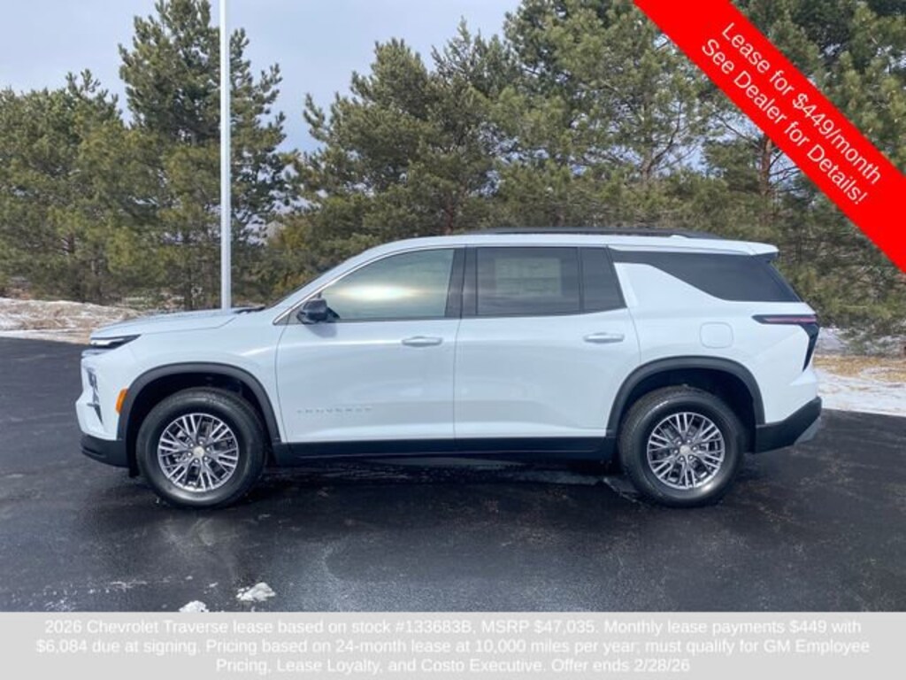 New 2026 Chevrolet Traverse LT SUV
