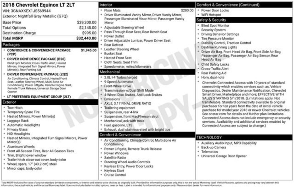 Used 2018 Chevrolet Equinox LT SUV