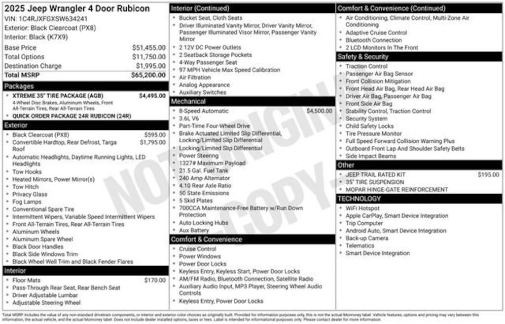 Used 2025 Jeep Wrangler Rubicon