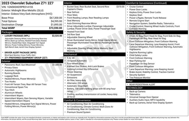 2023 Chevrolet Suburban Z71 - Photo 50
