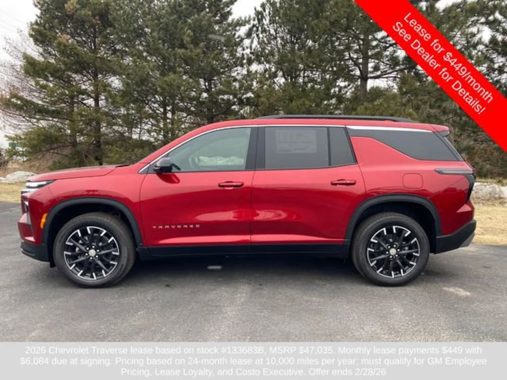 New 2026 Chevrolet Traverse LT SUV