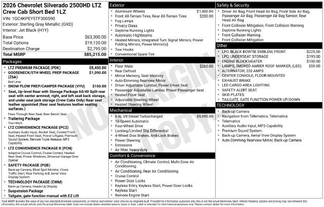 2026 Chevrolet Silverado 2500 HD LTZ - Photo 38