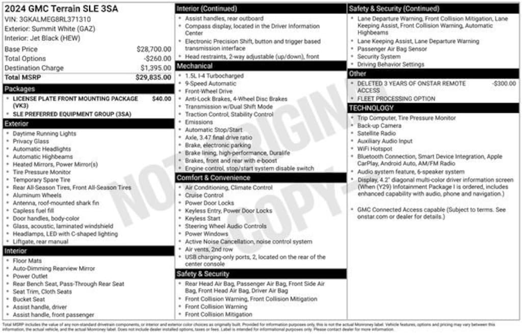 Used 2024 GMC Terrain SLE SUV