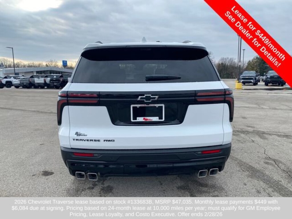 New 2026 Chevrolet Traverse LT SUV