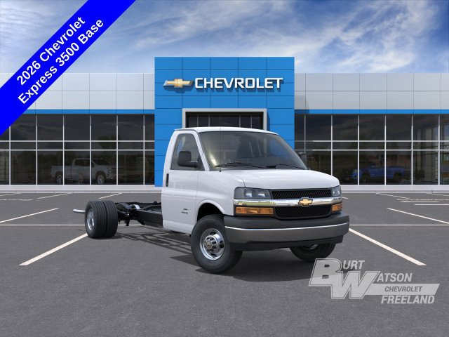 New 2026 Chevrolet Express Cutaway 3500 1WT Cutaway Van