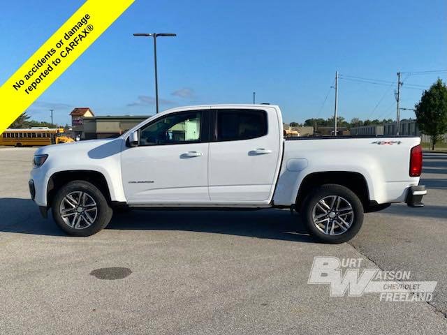 Used 2022 Chevrolet Colorado Work Truck with VIN 1GCGTBEN5N1108721 for sale in Freeland, MI