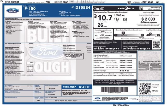 Used 2018 Ford F-150 Lariat with VIN 1FTFW1E14JFD19884 for sale in Freeland, MI