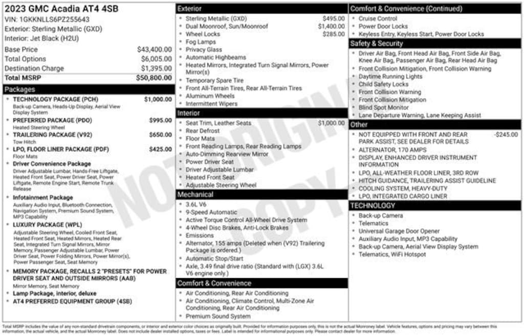 Used 2023 GMC Acadia AT4 SUV