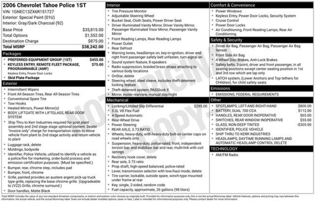 Used 2006 Chevrolet Tahoe SUV