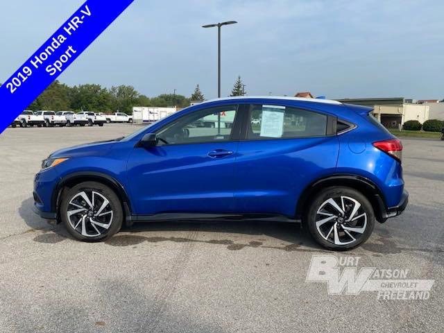 Used 2019 Honda HR-V Sport with VIN 3CZRU6H14KG719630 for sale in Freeland, MI