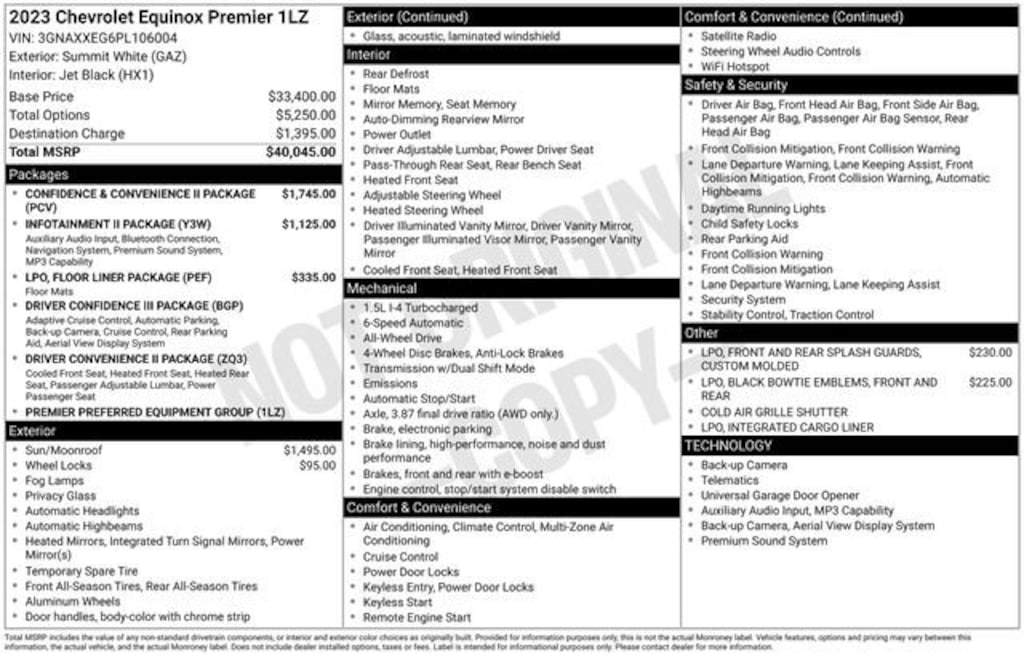 Used 2023 Chevrolet Equinox Premier SUV