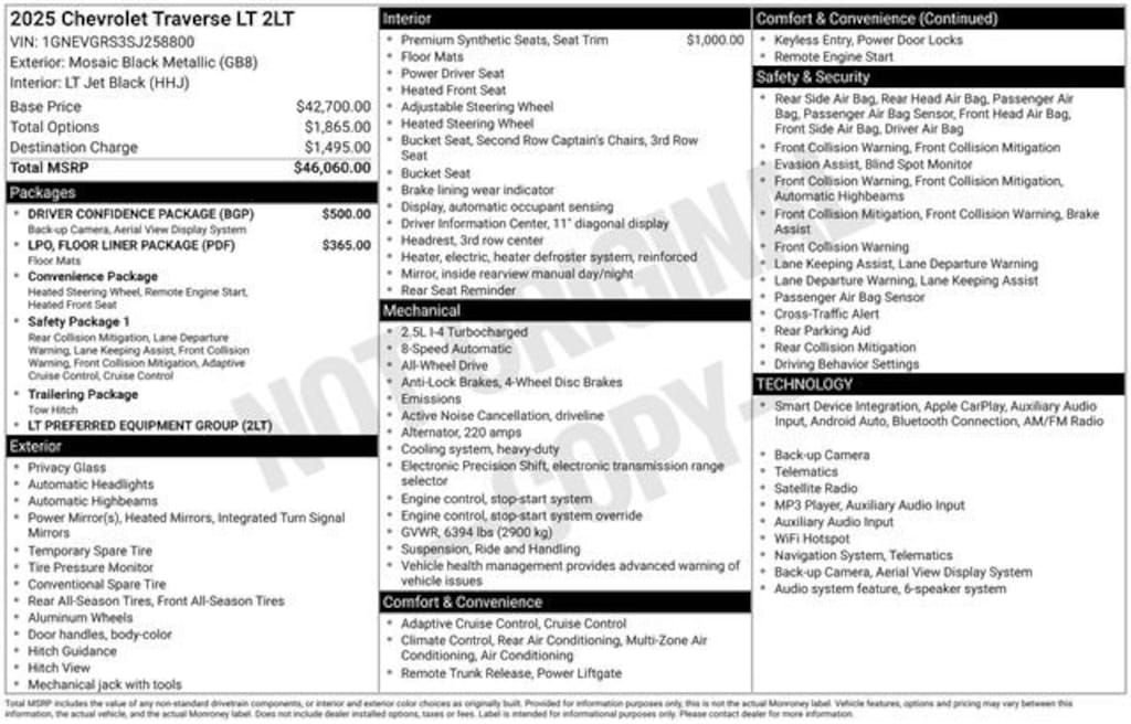 Used 2025 Chevrolet Traverse LT SUV