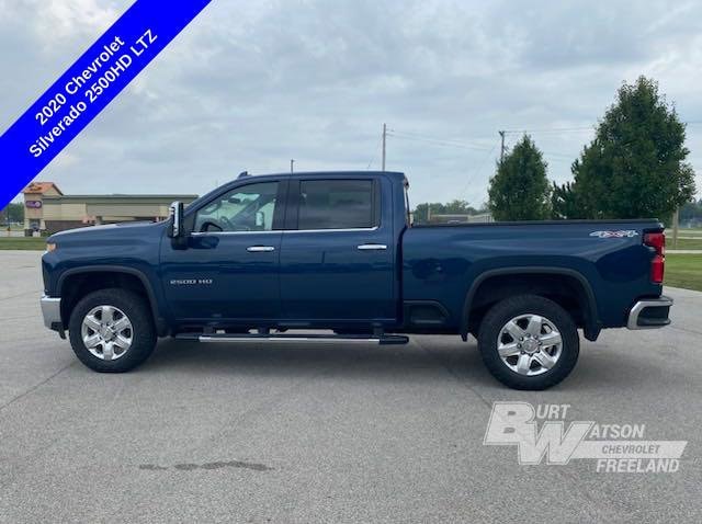 Used 2020 Chevrolet Silverado 2500HD LTZ with VIN 1GC4YPE7XLF134797 for sale in Freeland, MI