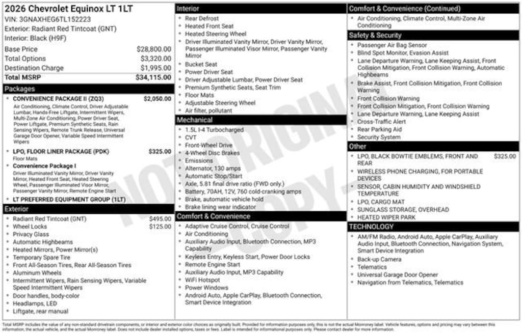 Used 2026 Chevrolet Equinox LT SUV