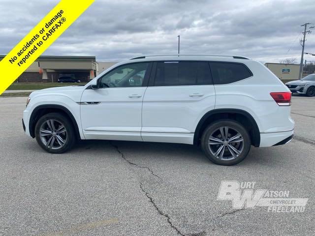 Used 2019 Volkswagen Atlas SEL R-Line with VIN 1V2RR2CA3KC567204 for sale in Freeland, MI