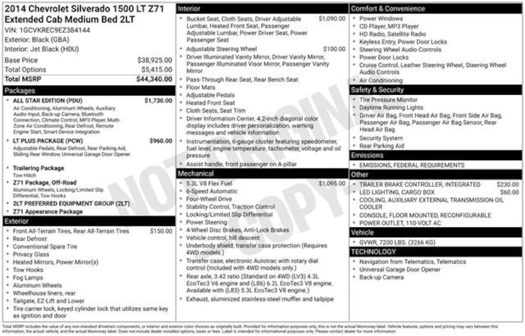 Used 2014 Chevrolet Silverado 1500 LT Truck