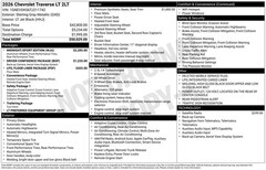 2026 Chevrolet Traverse LT SUV