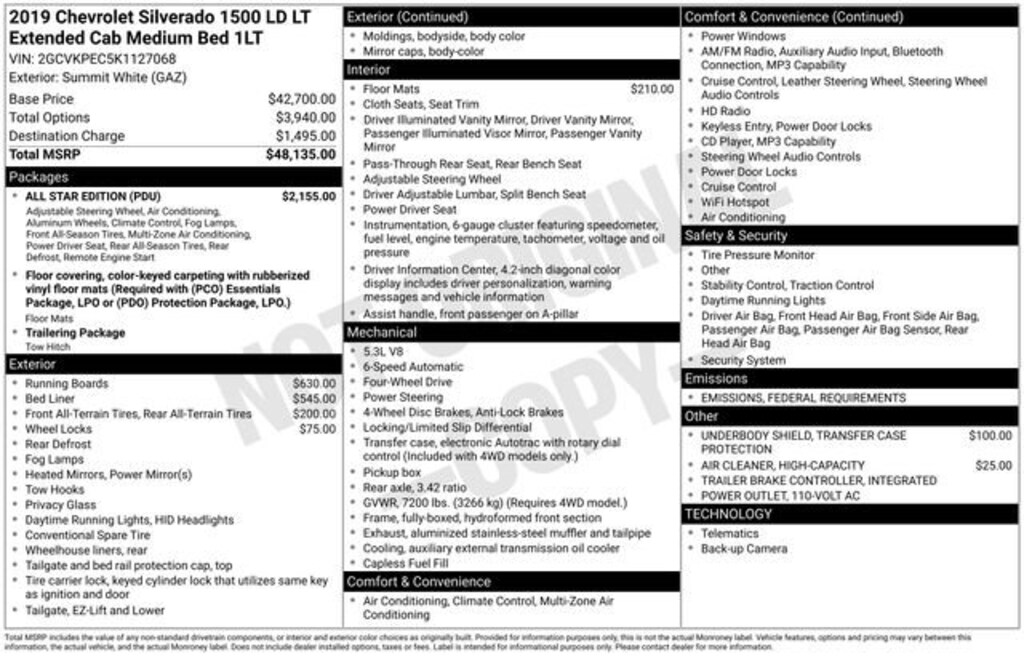 Used 2019 Chevrolet Silverado LD LT Truck