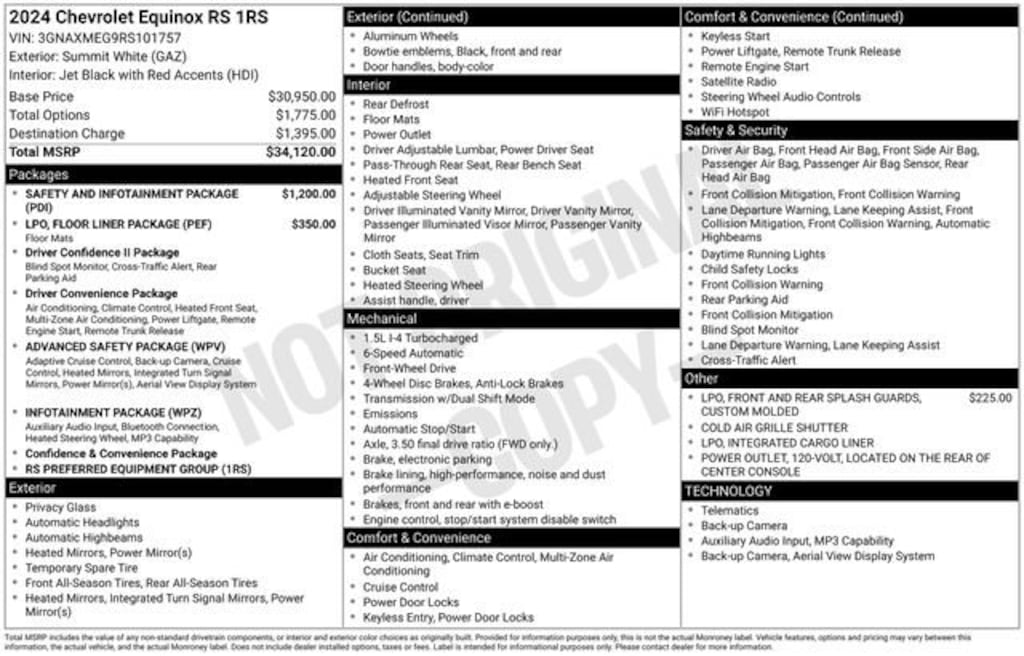 Used 2024 Chevrolet Equinox RS SUV