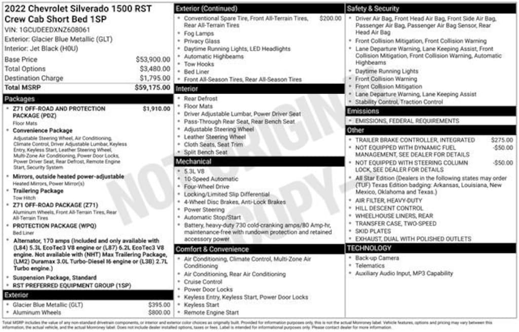 Certified 2022 Chevrolet Silverado 1500 RST Truck