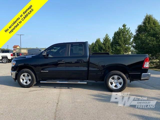 Used 2021 RAM Ram 1500 Pickup Big Horn/Lone Star with VIN 1C6SRFBT0MN741774 for sale in Freeland, MI