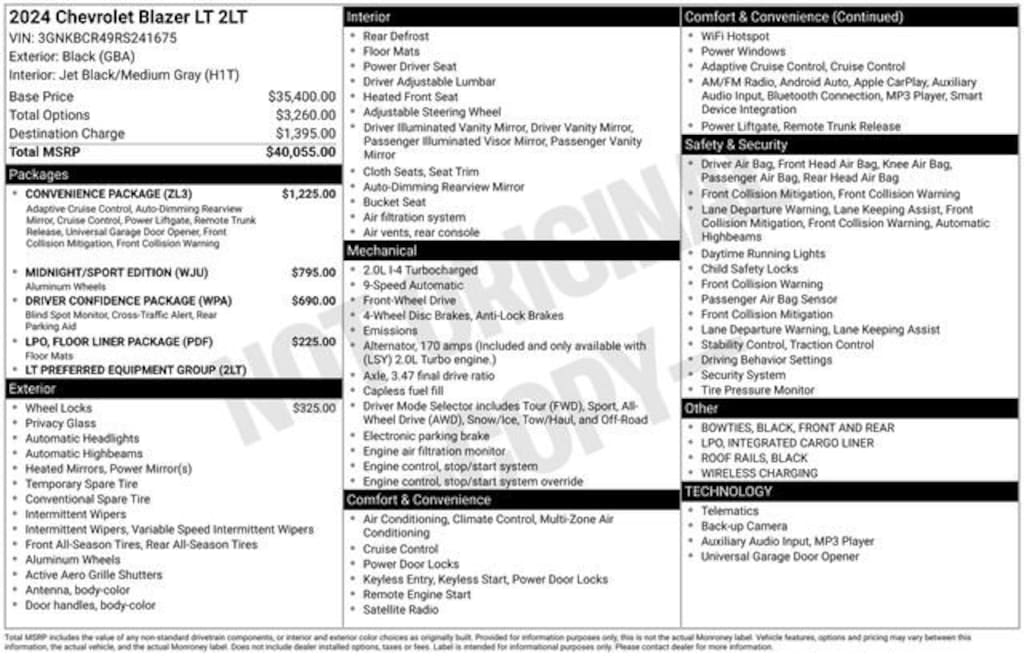 Used 2024 Chevrolet Blazer 2LT SUV