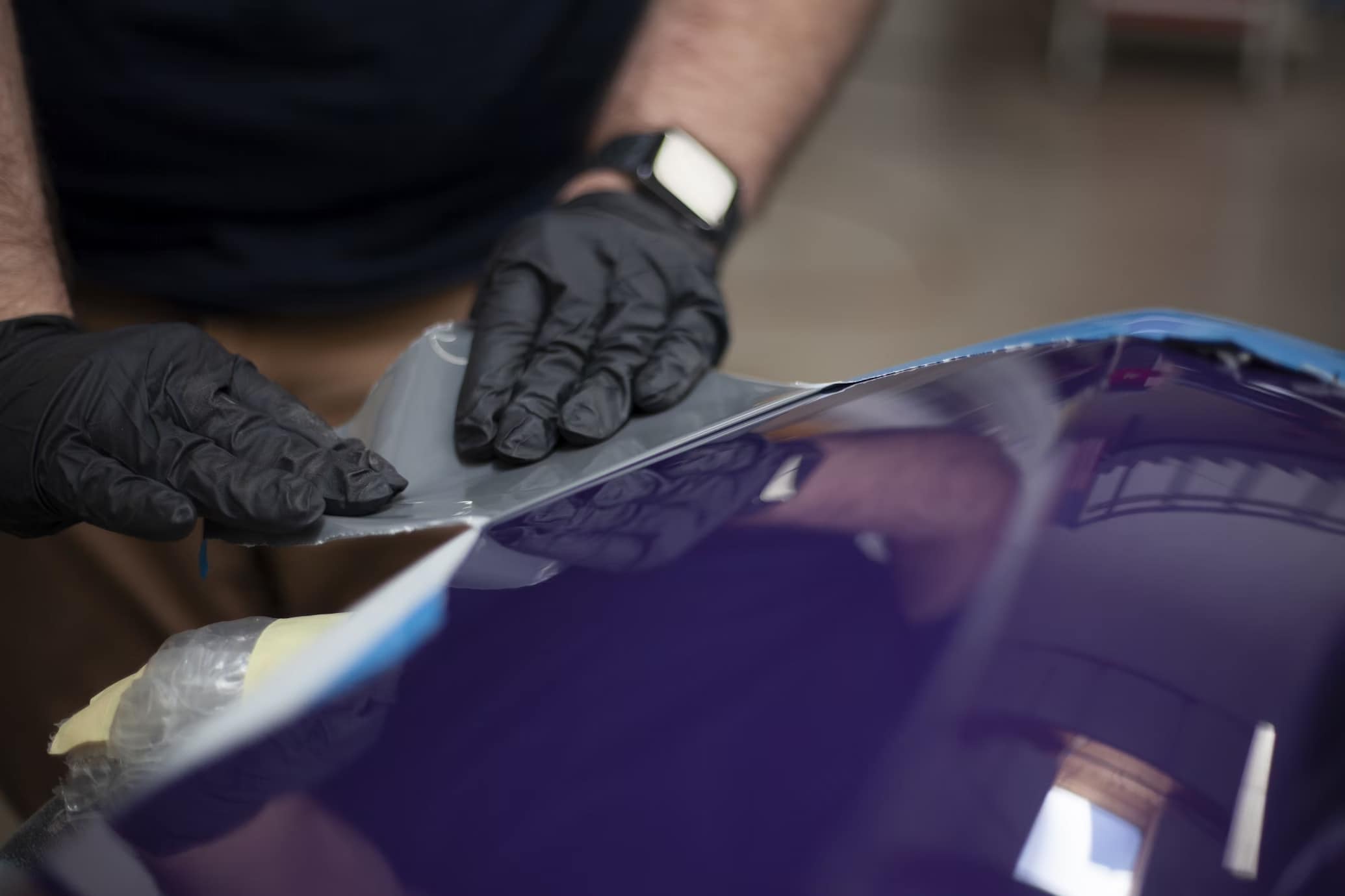 Body shop paint service