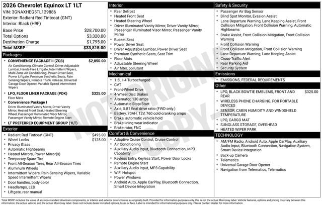 2026 Chevrolet Equinox LT