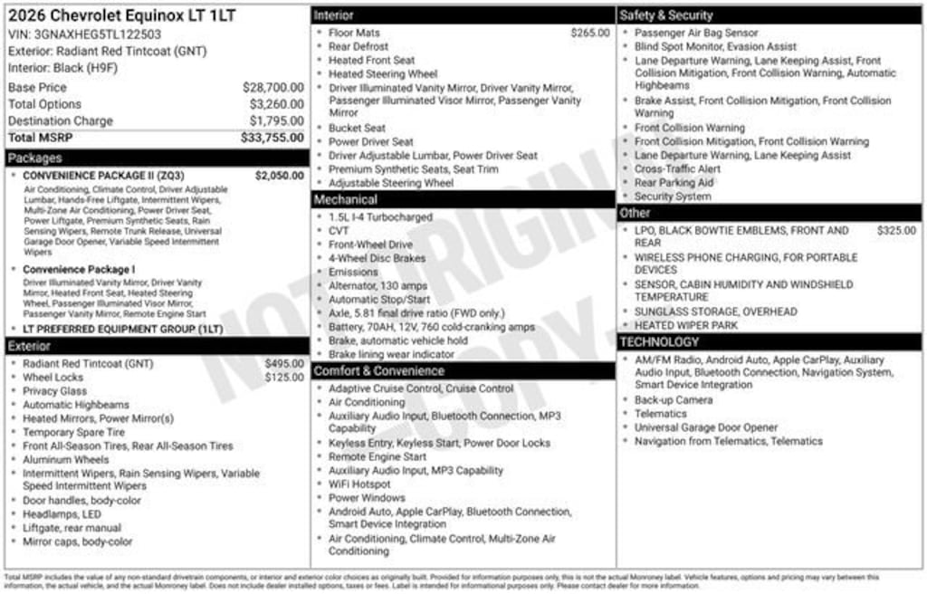 Used 2026 Chevrolet Equinox LT SUV