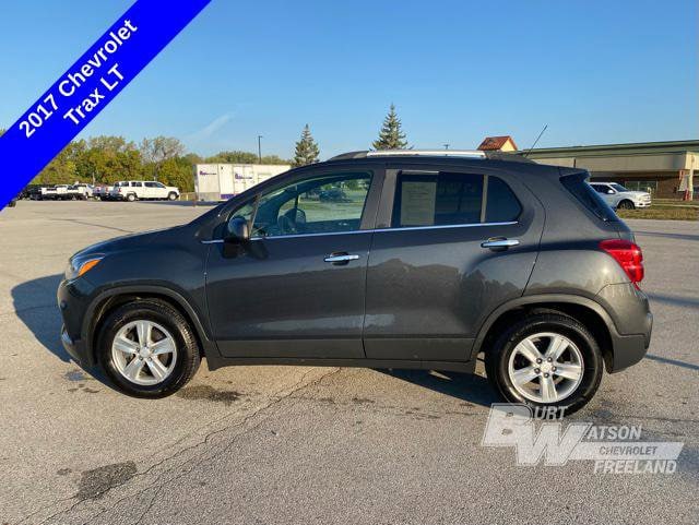 Used 2017 Chevrolet Trax LT with VIN 3GNCJLSB3HL172801 for sale in Freeland, MI