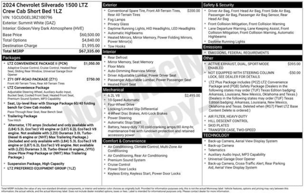 Certified 2024 Chevrolet Silverado 1500 LTZ Truck