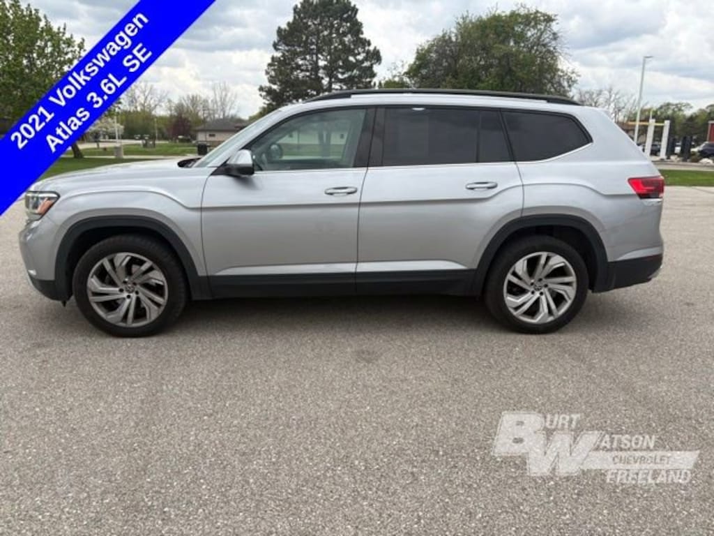 Used 2021 Volkswagen Atlas 3.6L V6 SE w/Technology