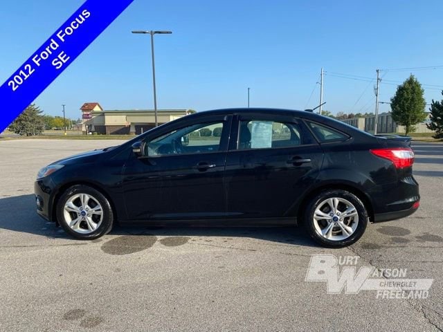 Used 2012 Ford Focus SE with VIN 1FAHP3F20CL378319 for sale in Freeland, MI