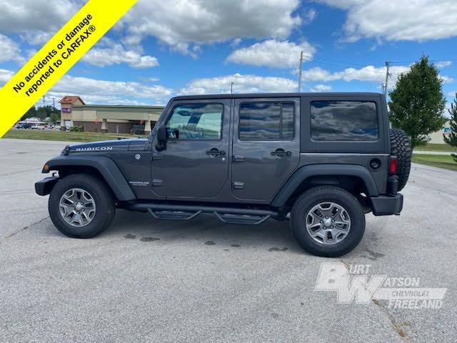 Used 2017 Jeep Wrangler Unlimited Rubicon with VIN 1C4BJWFG5HL526132 for sale in Freeland, MI