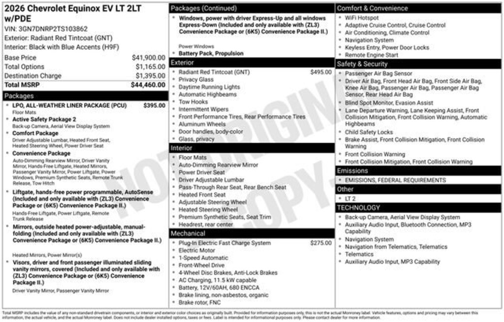 New 2026 Chevrolet Equinox EV LT SUV