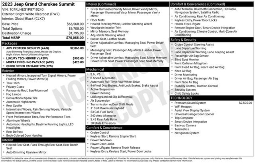 Used 2023 Jeep Grand Cherokee Summit