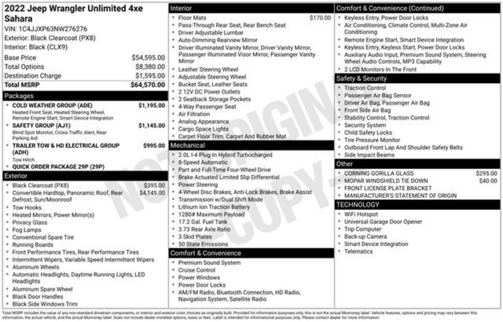 Used 2022 Jeep Wrangler 4xe Unlimited Sahara