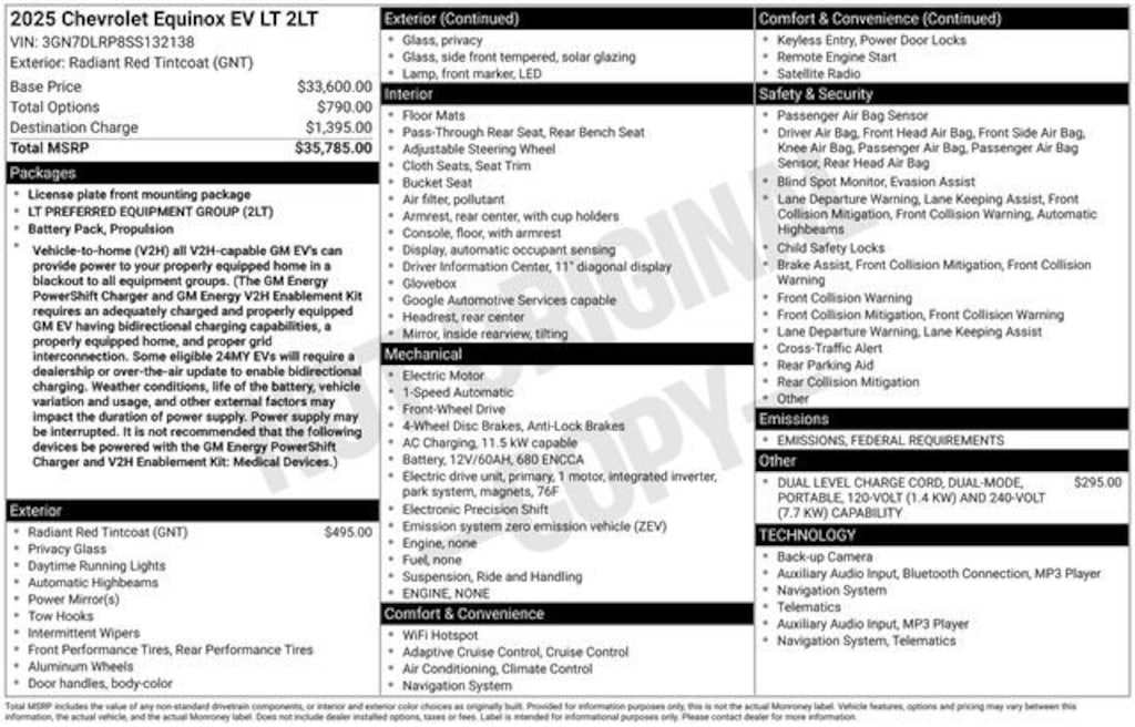 Used 2025 Chevrolet Equinox EV LT SUV