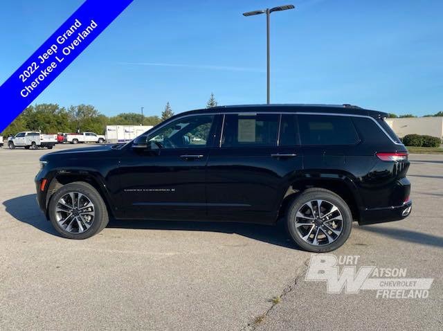 Used 2022 Jeep Grand Cherokee L Overland with VIN 1C4RJKDT2N8526191 for sale in Freeland, MI