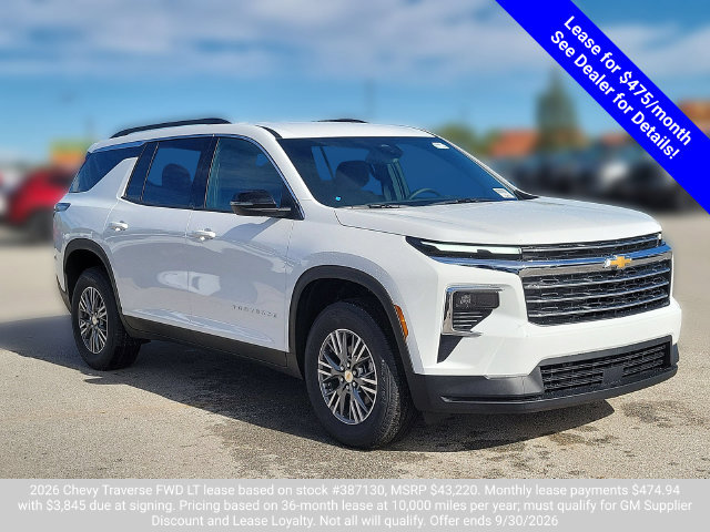 New 2027 Chevrolet Traverse LT SUV