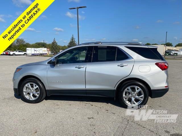 Used 2021 Chevrolet Equinox Premier with VIN 3GNAXXEV3MS171263 for sale in Freeland, MI