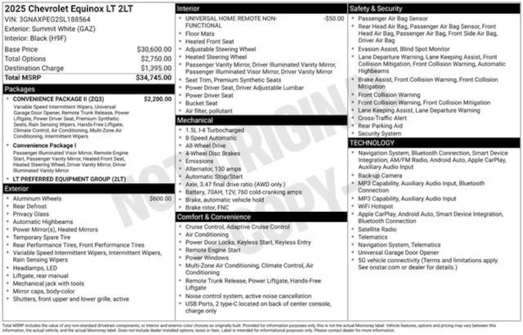 Used 2025 Chevrolet Equinox LT SUV